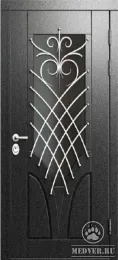 Декоративная входная дверь с ковкой-33