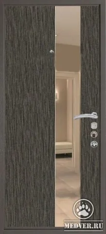 Стальная дверь с зеркалом-87