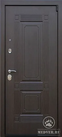 Серо-коричневая входная дверь - 2