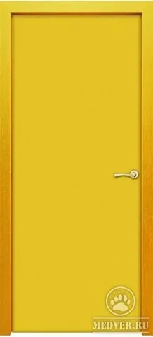 Желтая входная дверь - 4